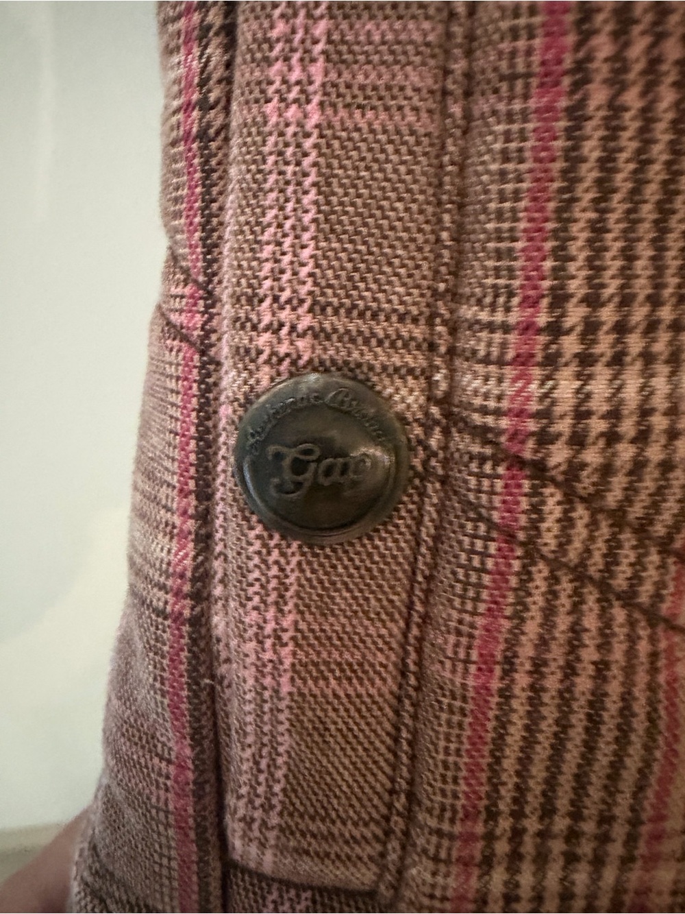 Y2K Plaid Puffer Vest - Picture 3 of 4